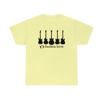MoonShine Safari Electric Guitar Pillars Unisex Heavy Cotton Tee