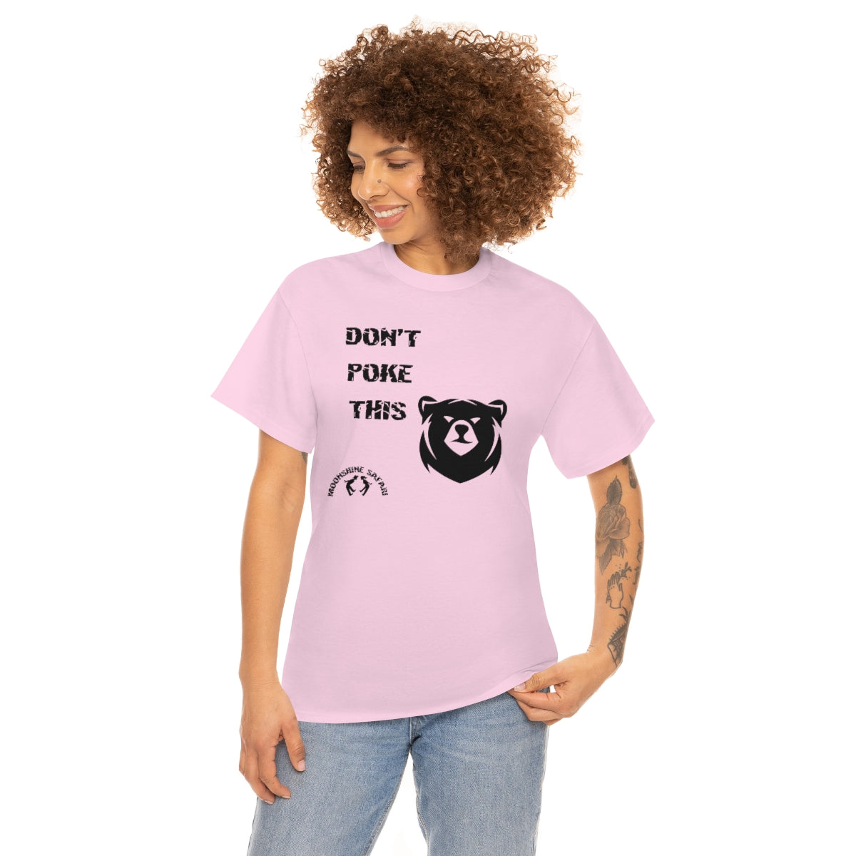 MoonShine Safari Dont Poke Unisex Heavy Cotton Tee